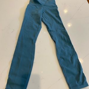 Lululemon high rise teal leggings
